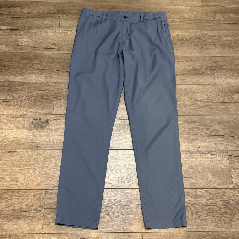 Lululemon Pants Mens Blue ABC Classic Fit Warpstreme Stretch Size 36